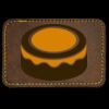 Faux Leather Engravable Patch - Round-Corner Rectangular Thumbnail