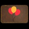 Faux Leather Engravable Patch - Round-Corner Rectangular Thumbnail