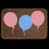 Faux Leather Engravable Patch - Round-Corner Rectangular Thumbnail
