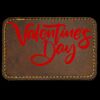 Faux Leather Engravable Patch - Round-Corner Rectangular Thumbnail