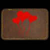 Faux Leather Engravable Patch - Round-Corner Rectangular Thumbnail