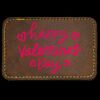 Faux Leather Engravable Patch - Round-Corner Rectangular Thumbnail