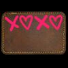 Faux Leather Engravable Patch - Round-Corner Rectangular Thumbnail