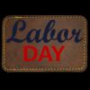 Faux Leather Engravable Patch - Round-Corner Rectangular Thumbnail