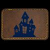 Faux Leather Engravable Patch - Round-Corner Rectangular Thumbnail