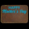 Faux Leather Engravable Patch - Round-Corner Rectangular Thumbnail