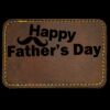 Faux Leather Engravable Patch - Round-Corner Rectangular Thumbnail