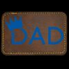 Faux Leather Engravable Patch - Round-Corner Rectangular Thumbnail