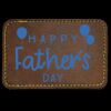 Faux Leather Engravable Patch - Round-Corner Rectangular Thumbnail