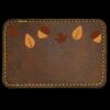 Faux Leather Engravable Patch - Round-Corner Rectangular Thumbnail