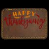 Faux Leather Engravable Patch - Round-Corner Rectangular Thumbnail