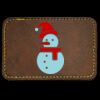 Faux Leather Engravable Patch - Round-Corner Rectangular Thumbnail