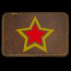 Faux Leather Engravable Patch - Round-Corner Rectangular Thumbnail