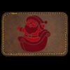 Faux Leather Engravable Patch - Round-Corner Rectangular Thumbnail