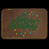 Faux Leather Engravable Patch - Round-Corner Rectangular Thumbnail