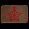 Faux Leather Engravable Patch - Round-Corner Rectangular Thumbnail