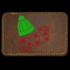 Faux Leather Engravable Patch - Round-Corner Rectangular Thumbnail