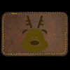 Faux Leather Engravable Patch - Round-Corner Rectangular Thumbnail