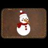 Faux Leather Engravable Patch - Round-Corner Rectangular Thumbnail
