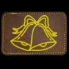Faux Leather Engravable Patch - Round-Corner Rectangular Thumbnail