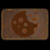 Faux Leather Engravable Patch - Round-Corner Rectangular Thumbnail
