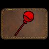 Faux Leather Engravable Patch - Round-Corner Rectangular Thumbnail