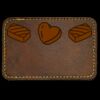 Faux Leather Engravable Patch - Round-Corner Rectangular Thumbnail