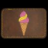 Faux Leather Engravable Patch - Round-Corner Rectangular Thumbnail