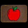 Faux Leather Engravable Patch - Round-Corner Rectangular Thumbnail