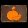 Faux Leather Engravable Patch - Round-Corner Rectangular Thumbnail