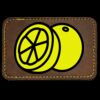 Faux Leather Engravable Patch - Round-Corner Rectangular Thumbnail