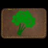Faux Leather Engravable Patch - Round-Corner Rectangular Thumbnail