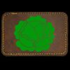 Faux Leather Engravable Patch - Round-Corner Rectangular Thumbnail