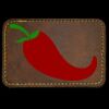 Faux Leather Engravable Patch - Round-Corner Rectangular Thumbnail