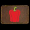 Faux Leather Engravable Patch - Round-Corner Rectangular Thumbnail