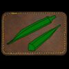 Faux Leather Engravable Patch - Round-Corner Rectangular Thumbnail