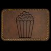 Faux Leather Engravable Patch - Round-Corner Rectangular Thumbnail
