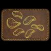 Faux Leather Engravable Patch - Round-Corner Rectangular Thumbnail
