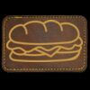 Faux Leather Engravable Patch - Round-Corner Rectangular Thumbnail