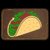 Faux Leather Engravable Patch - Round-Corner Rectangular Thumbnail