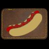 Faux Leather Engravable Patch - Round-Corner Rectangular Thumbnail
