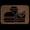 Faux Leather Engravable Patch - Round-Corner Rectangular Thumbnail