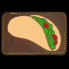 Faux Leather Engravable Patch - Round-Corner Rectangular Thumbnail