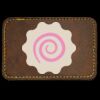 Faux Leather Engravable Patch - Round-Corner Rectangular Thumbnail