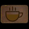 Faux Leather Engravable Patch - Round-Corner Rectangular Thumbnail