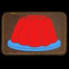 Faux Leather Engravable Patch - Round-Corner Rectangular Thumbnail