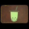 Faux Leather Engravable Patch - Round-Corner Rectangular Thumbnail