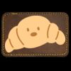 Faux Leather Engravable Patch - Round-Corner Rectangular Thumbnail