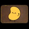 Faux Leather Engravable Patch - Round-Corner Rectangular Thumbnail
