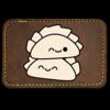 Faux Leather Engravable Patch - Round-Corner Rectangular Thumbnail